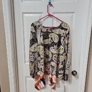 Coco Bianco Multicolor Paisley Blouse
